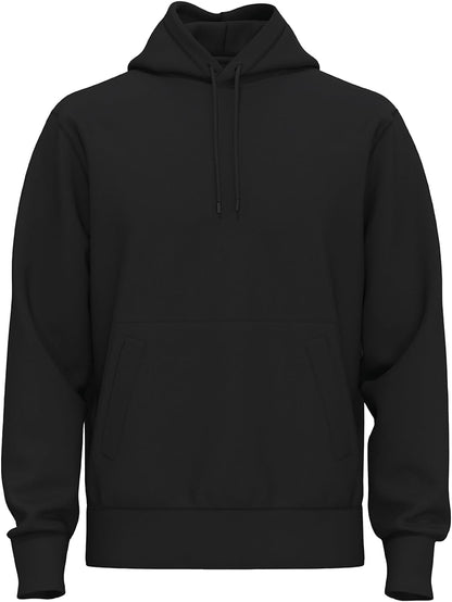 Hoodies for Men UK Premium Grade| 100% Original Plain Mens Hoodies Pullover Year-Round Cotton Fleece Hooded Sweatshirt