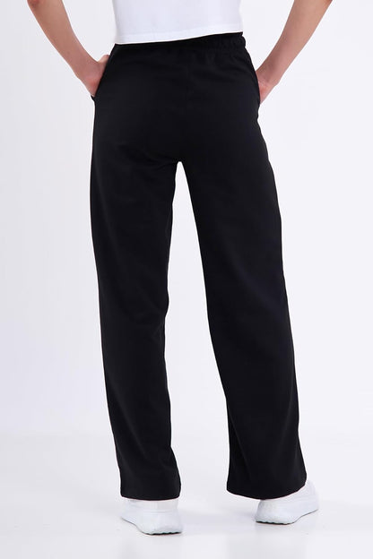 Women'S Jogging Bottoms, Thin Lightweight Breathable Cotton Straight Leg Joggers, Ladies Sports Yoga Trousers, Long Training Pants, Loose Sweatpants with Elastic Waist Drawstring