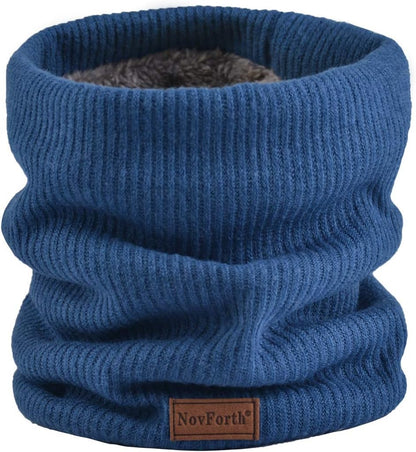 Men’s & Women’s Winter Neck Warmer – Fleece-Lined Infinity Scarf, Thick & Windproof