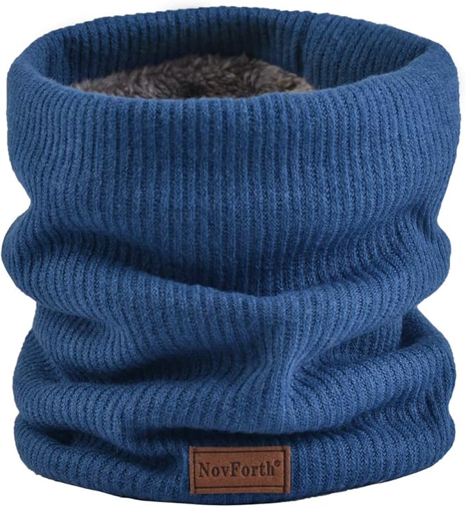 Men’s & Women’s Winter Neck Warmer – Fleece-Lined Infinity Scarf, Thick & Windproof