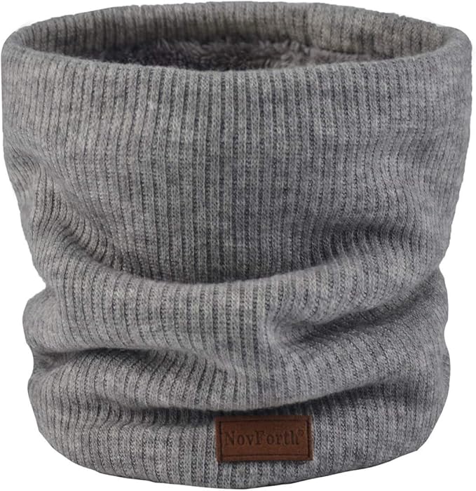 Men’s & Women’s Winter Neck Warmer – Fleece-Lined Infinity Scarf, Thick & Windproof