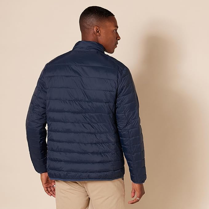Men'S Packable Lightweight Water-Resistant Puffer Jacket (Available in Big & Tall)
