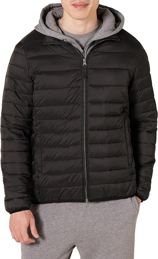 Men'S Packable Lightweight Water-Resistant Puffer Jacket (Available in Big & Tall)